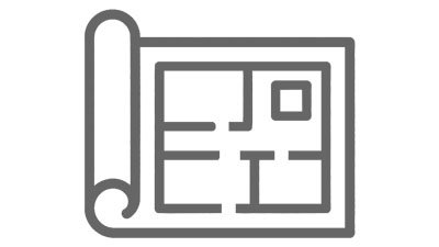 Flat-Icon f&uuml;r Anlagenplanung
