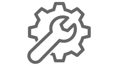 Flat-Icon f&uuml;r Maschinenreparatur