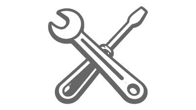 Flat-Icon f&uuml;r Maschinenreparatur