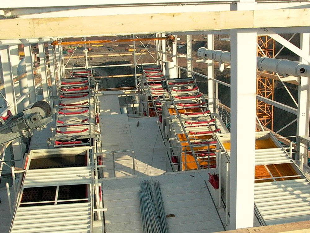 Siebtechnik und F&ouml;rderanlagen der BSS GmbH f&uuml;r Brech- und Siebtechnik