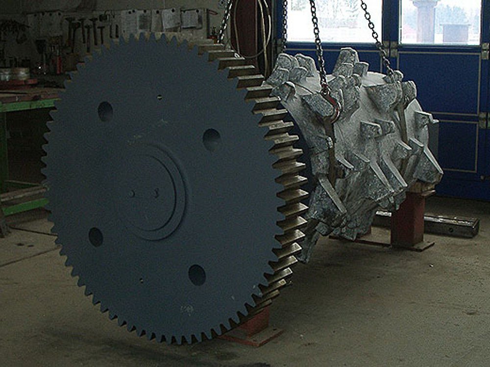 Bauteil f&uuml;r Maschinenreparatur an Brech- und Siebanlagen der BSS GmbH