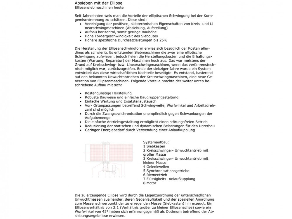 Absieben mit der Ellipse!